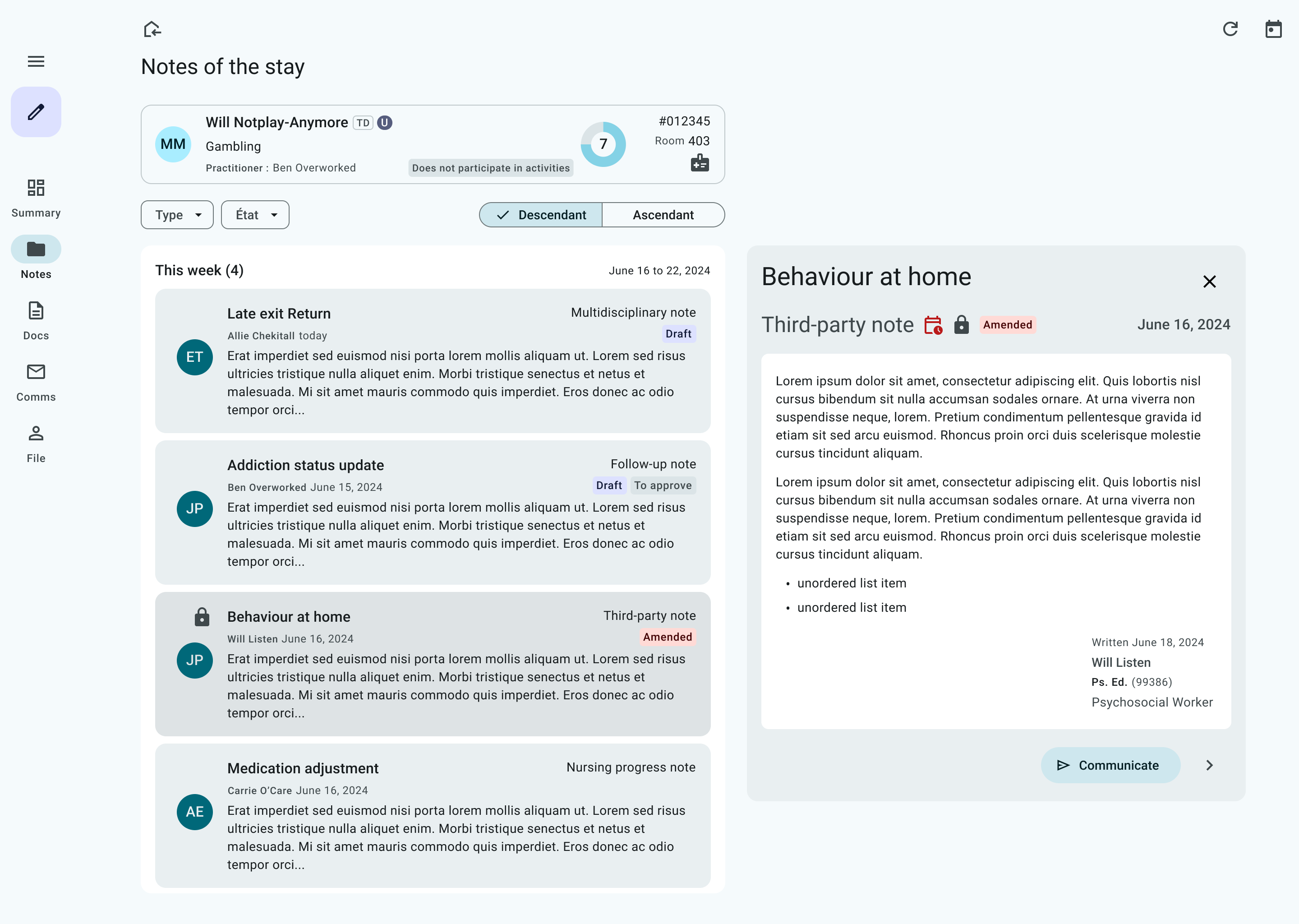 Application Libello