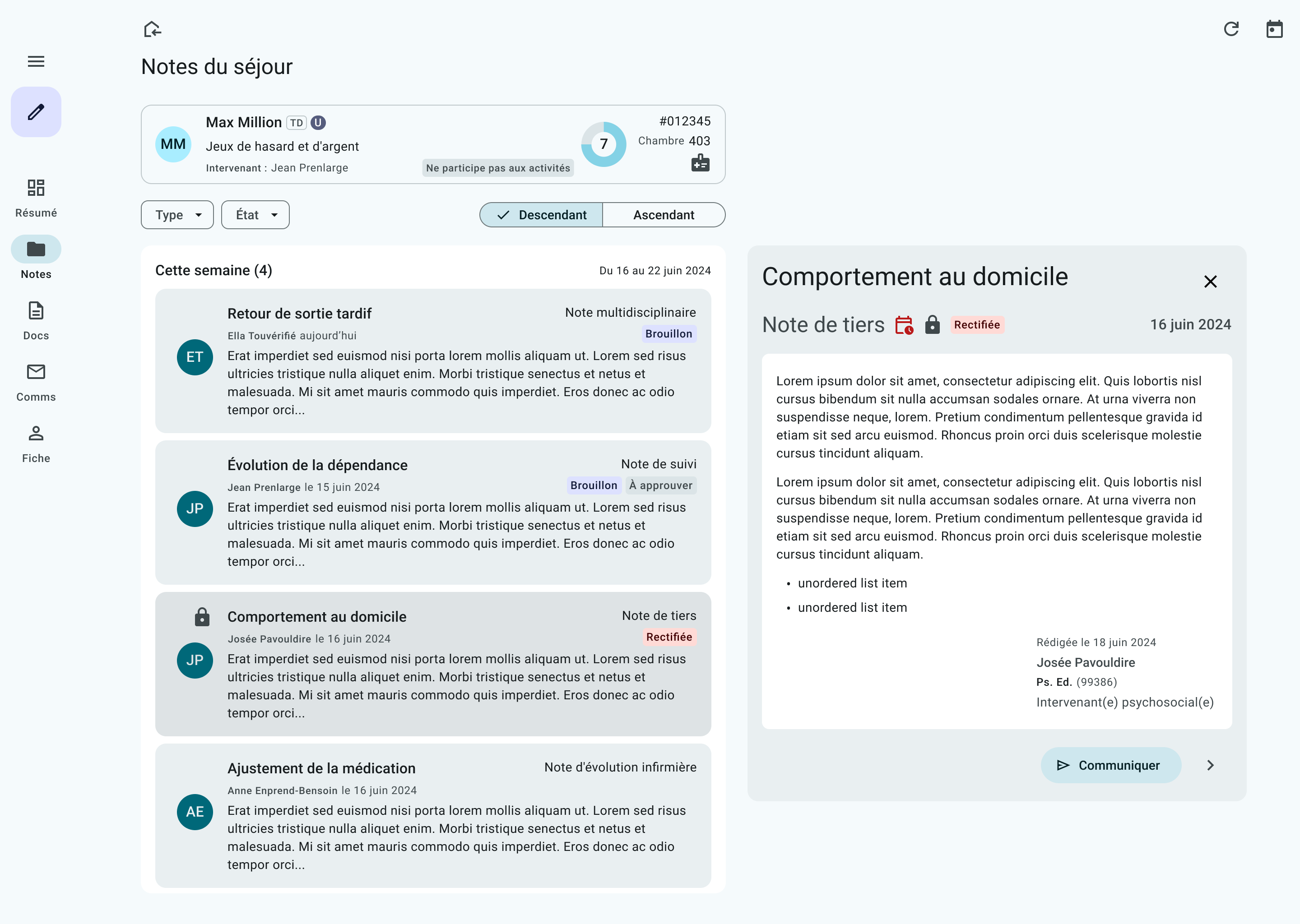Application Libello